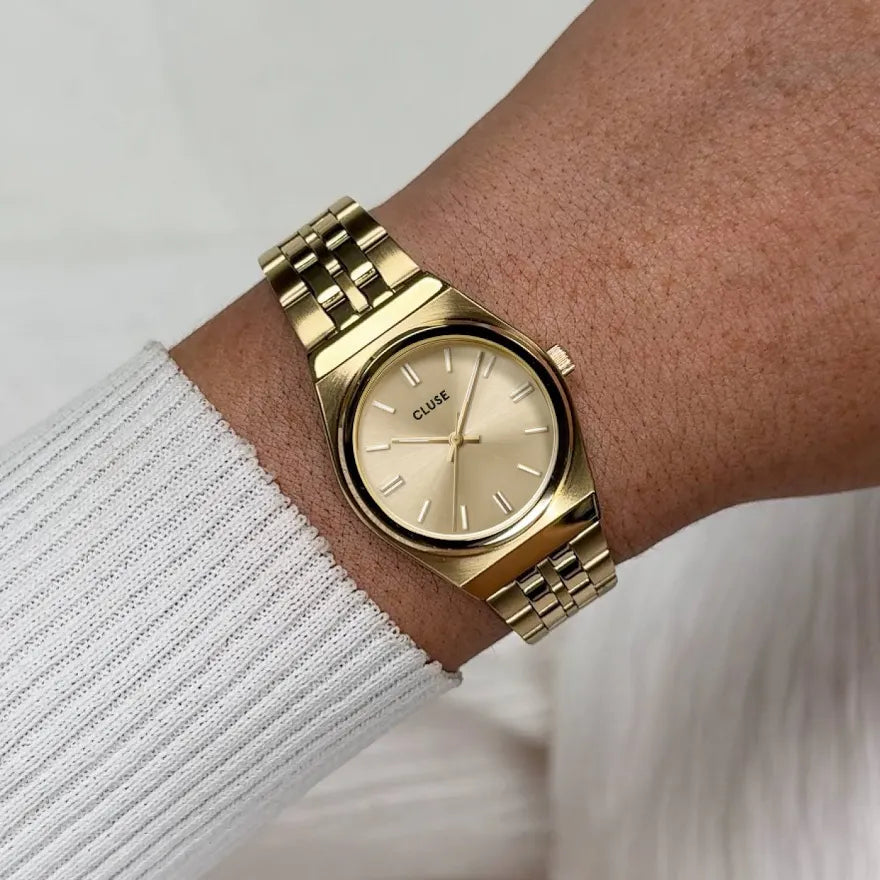 CLUSE Women's Retro 70s Mini Watch Steel CW16302