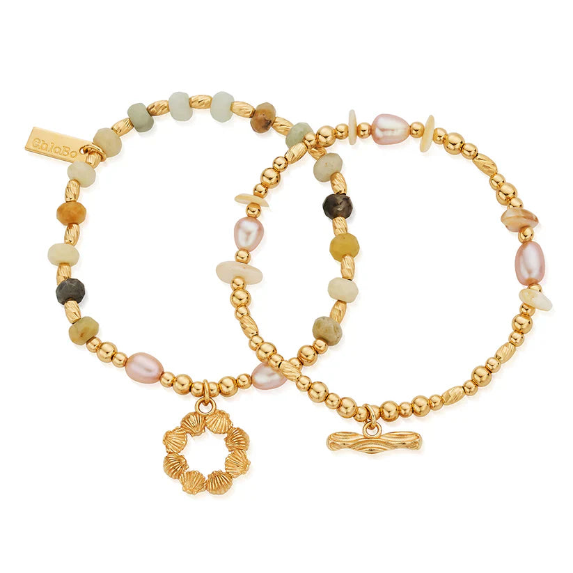 50% off ChloBo TREASURES OF BALI Peace & Balance Set of 2 Bracelets