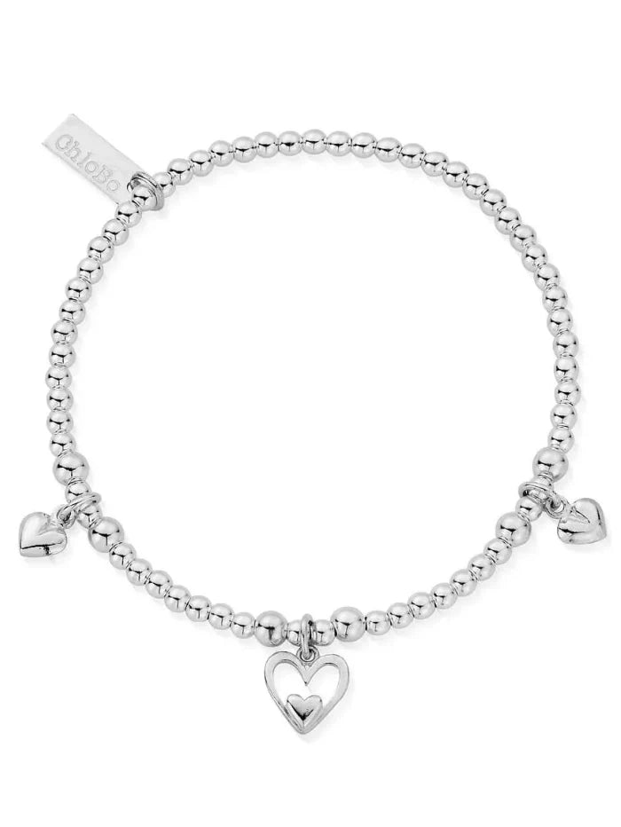 Chlobo Triple Heart Bracelet