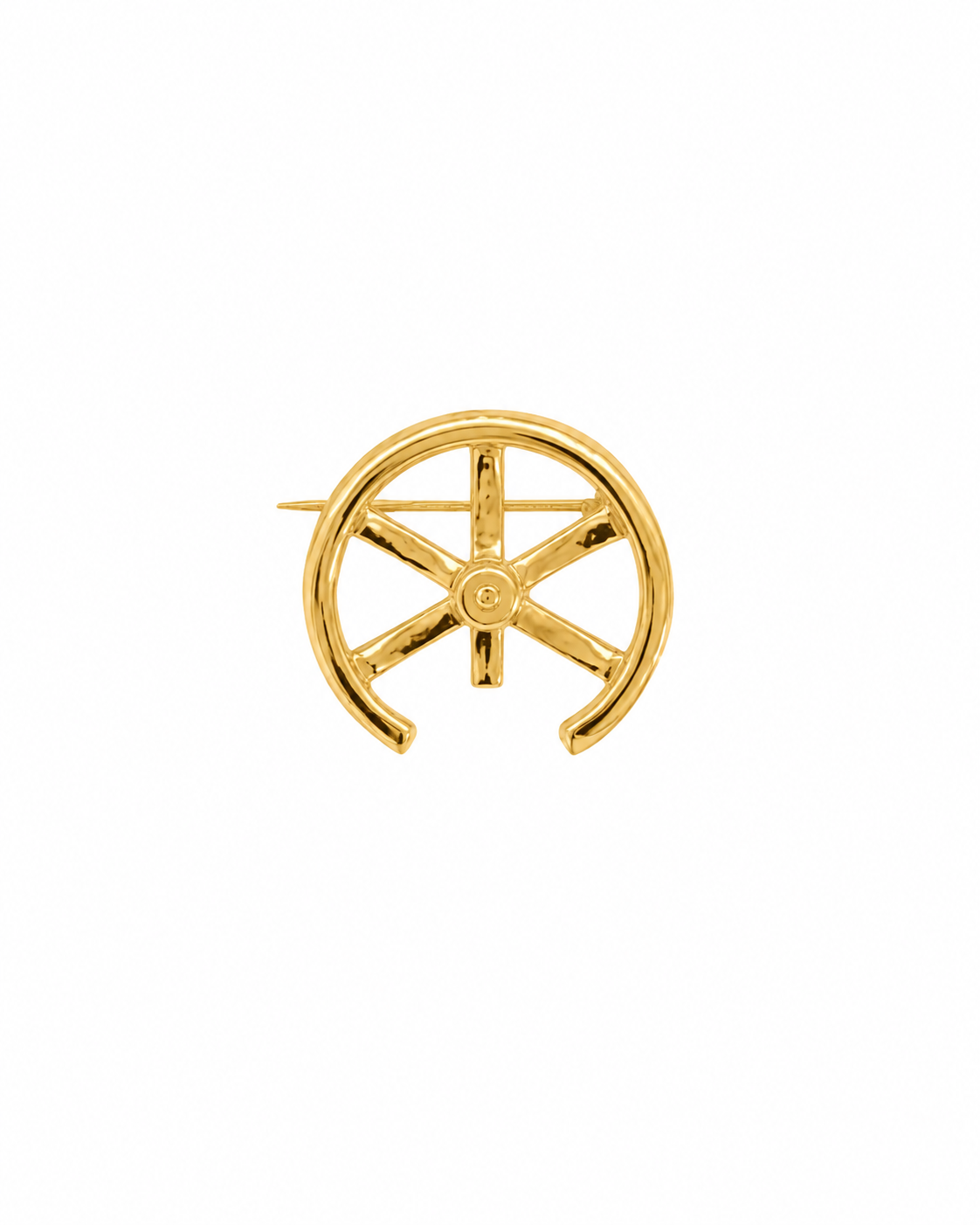 Tuam St. Jarlath's Broken Wheel Brooch