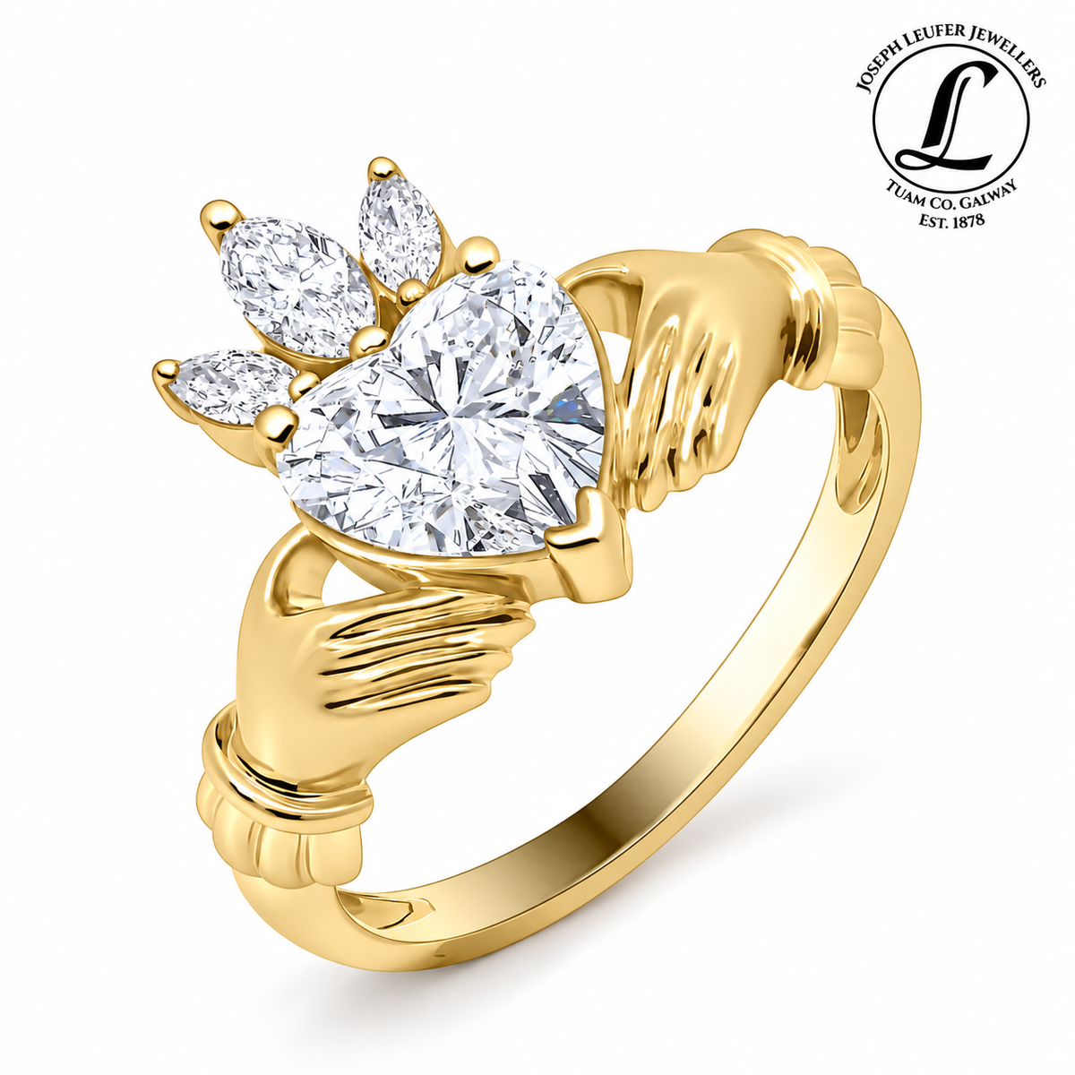 Laboratory Grown Diamond Claddagh