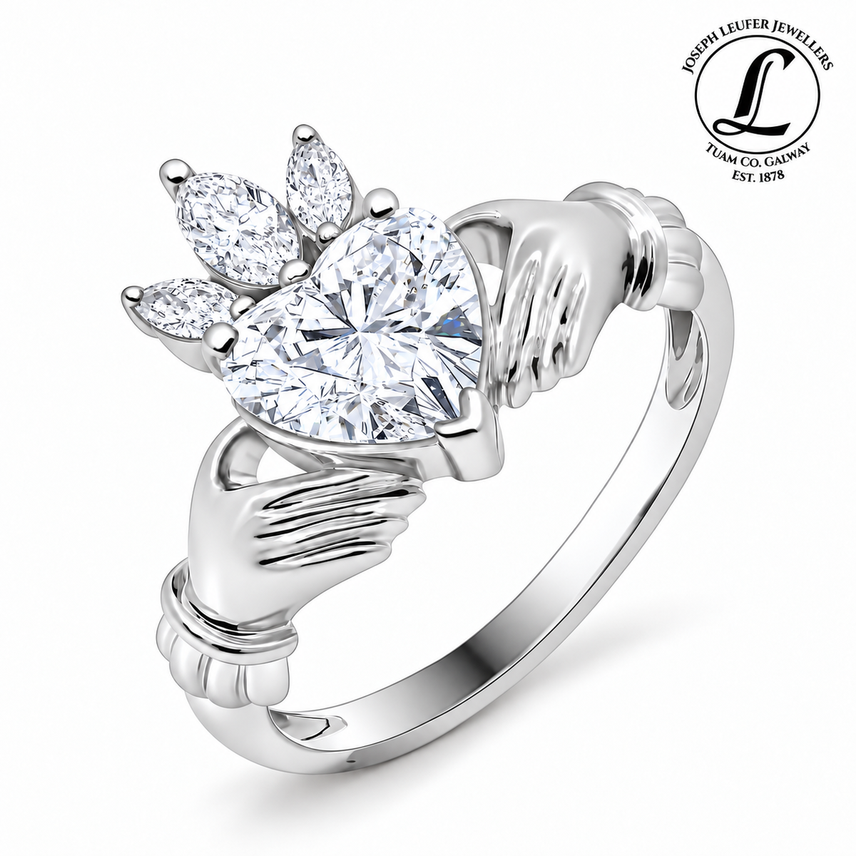 Laboratory Grown Diamond Claddagh