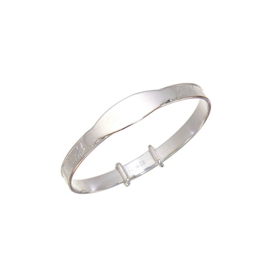 Sterling Silver Baby Bangle SB1007