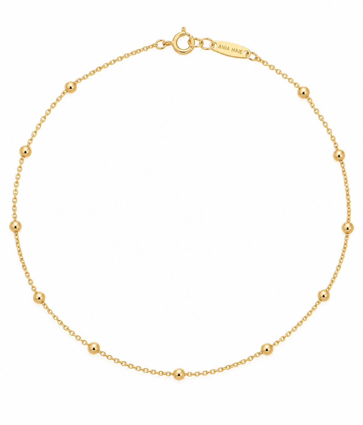 Ania Haie Gold Beaded Chain Bracelet B058-01G