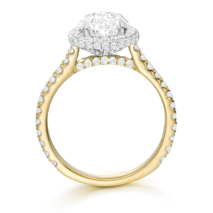 18ct Yellow Gold 2.14ct Laboratory Grown Diamond Engagement Ring