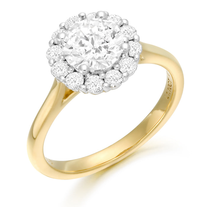 18ct Yellow Gold 1.50ct Laboratory Grown Diamond Engagement Ring