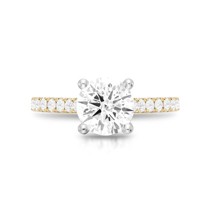 18ct Yellow Gold 1.33ct Laboratory Grown Diamond Engagement Ring.