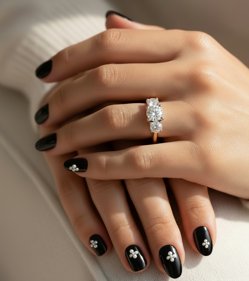 18ct Yellow Gold Three Stone 2.44ct Laboratory Grown Diamond Engagement Ring