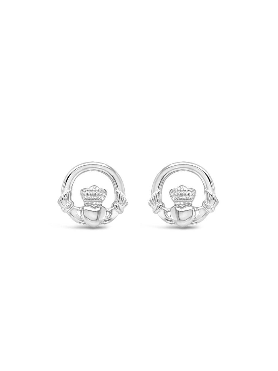 Absolute Silver Claddagh Earrings SE370SL