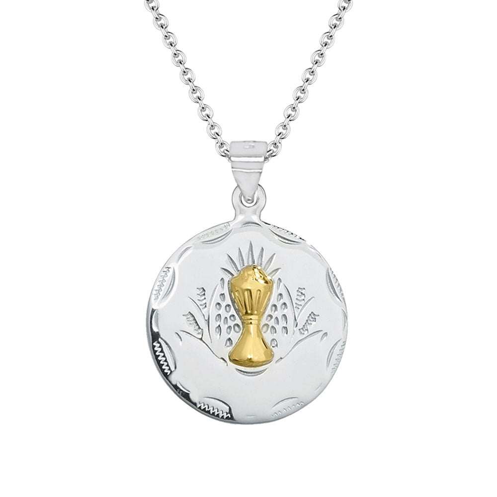 Sterling Silver Communion Medal