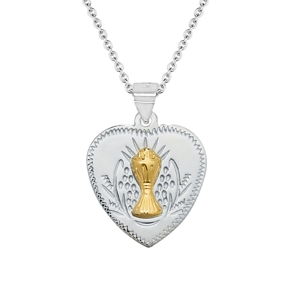 Sterling Silver Communion Medal