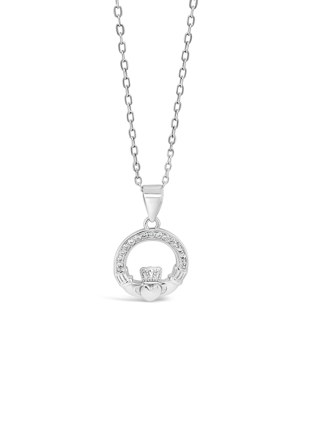 Absolute Silver Claddagh Pendant SP322SL