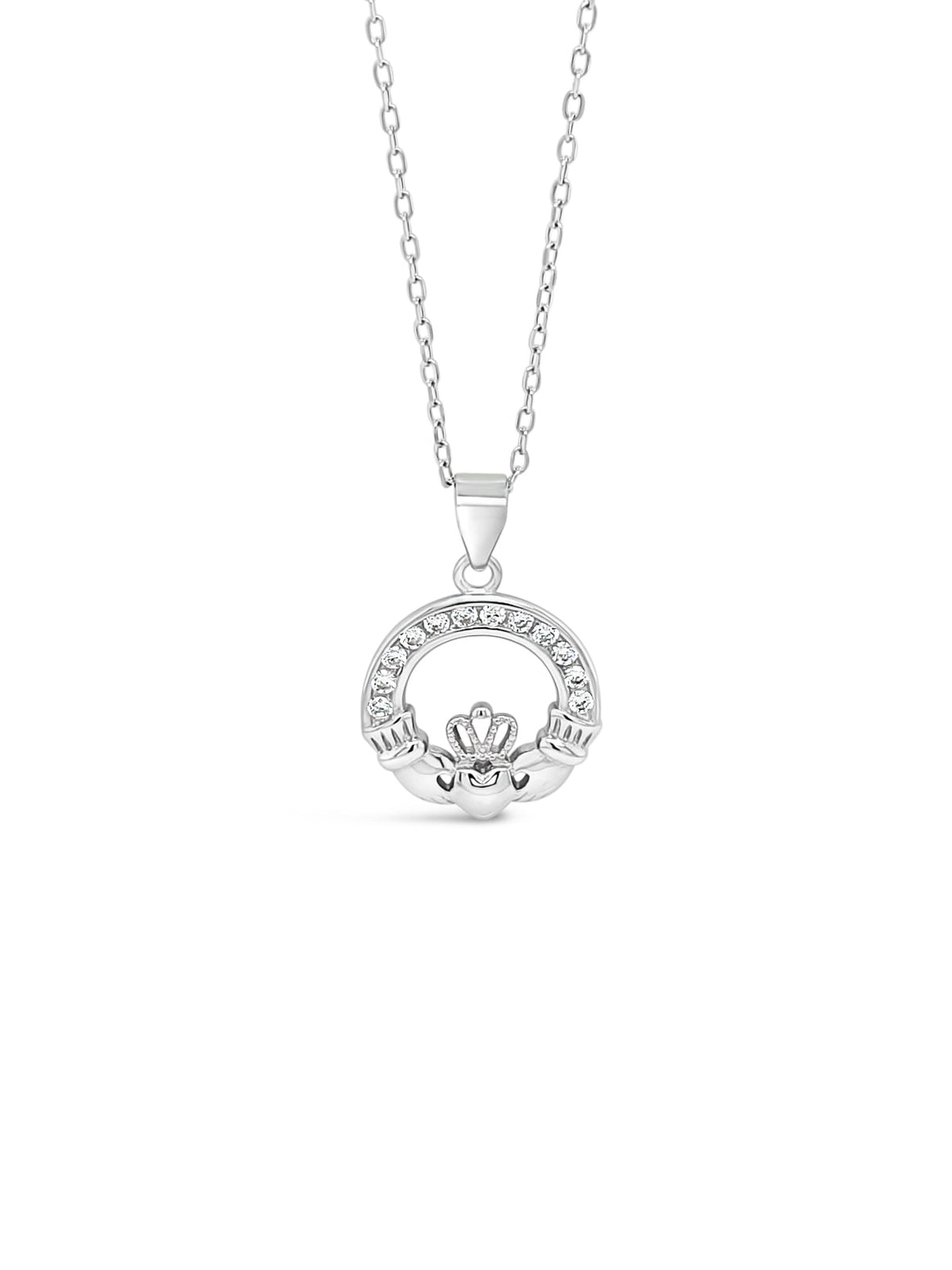Absolute Silver Claddagh Pendant SP326SL
